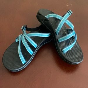 Blue Slide On Chacos